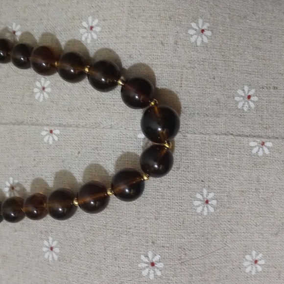 Vintage Graduated Brown 🤎 bead necklace - Picture 4 of 5